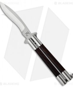 29 Knives Chris Olofson Custom 4" Kukri Bali Desert Ironwood Butterfly Knife