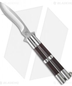 29 Knives Chris Olofson Custom 4" Kukri Bali Butterfly Knife Red Carbon Fiber