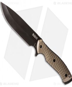 5.11 Tactical CFK7 Camp And Field Fixed Blade Knife Tan FRN (7" Black) 51101