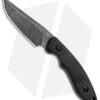 ABKT Elite Shadow Predator Fixed Blade Knife Black G-10 (3.25" Black Stonewash)