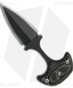 ABKT Tac Neck Knife Black Micarta (1.5" Black) AB0016