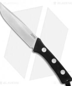 Acta Non Verba Knives Fixed Blade Knife (3.94" Stonewash) Leather ANVP300