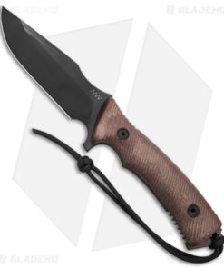 Acta Non Verba Knives M311 Spelter Fixed Knife Coyote Micarta (4.75" Black)