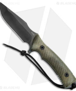 Acta Non Verba Knives M311 Spelter Fixed Blade Knife Olive Micarta (4.75" DLC)