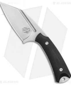 Akeron La Sanction Fixed Blade Knife Black G10 (3" Stonewash)