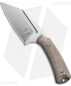 Akeron La Sanction Bastinelli Fixed Blade Knife Green G10 (3" Stonewash)