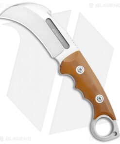 Andre De Villiers Gaboon Fixed Blade Knife Tan (4" Satin) AdV