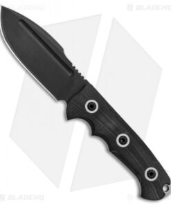 Andre De Villiers Harpoon Fixed Blade Knife Black G-10 (4.1" Black) AdV
