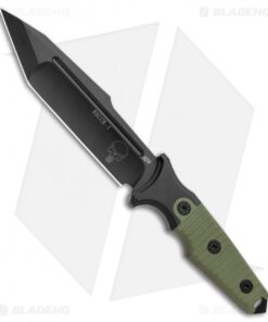 Andre De Villiers Recce-1 Fixed Blade Knife Green G-10 (6.5" Black) AdV