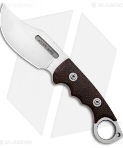 Andre De Villiers Ring Bowie Fixed Blade Knife Burlap Micarta (4.63" Satin)