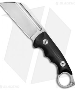 Andre De Villiers Ring Butcher Fixed Blade Black G-10 (4" Satin S35VN) AdV