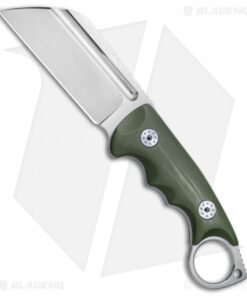 Andre De Villiers Ring Butcher Fixed Blade Knife OD Green G-10 (4" Satin D2) AdV