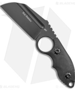 Andre de Villiers Box Butcher Fixed Blade Knife Black G-10 (3.75" Black)
