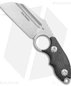 Andre de Villiers Box Butcher Fixed Blade Knife Carbon Fiber (3.75" Satin)