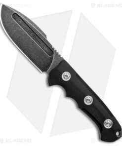 Andre De Villiers Harpoon Fixed Blade Knife Black G-10 (4.1" Black SW) AdV