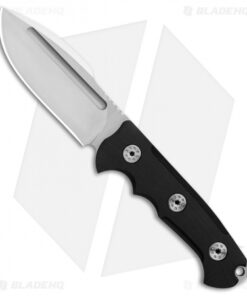 Andre De Villiers Harpoon Fixed Blade Knife Black G-10 (4.1" Satin) AdV