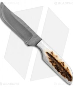 Anza Knives LBK-FE Fixed Blade Knife Stag Horn/Micarta (2.75" Satin)