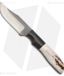 Anza JW-2E Fixed Blade Knife Stag Horn/Micarta (2.75" Satin)