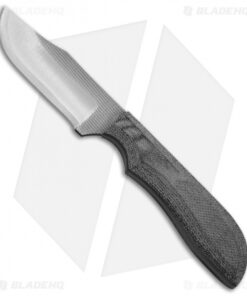 Anza JW-2M Fixed Blade Knife Black Canvas Micarta (2.75" Satin)