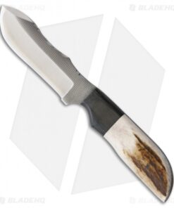 Anza Knives MC-4E Fixed Blade Knife Stag (4.00" Satin)