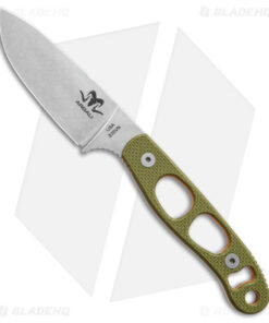 Argali Serac Fixed Blade Knife OD Green G-10 (3.5" SW) First Lite Fusion Sheath