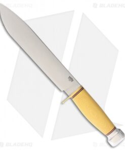 Bark River 1909 Michigan Bowie Fixed Blade Antique Ivory Micarta (10" Satin)