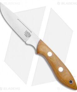 Bark River Adventurer II Fixed Blade Knife Natural Canvas Micarta (3.25" Elmax)