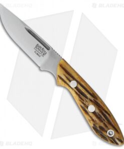 Bark River Adventurer Fixed Blade Knife Stag Horn (3.25" Elmax Satin)