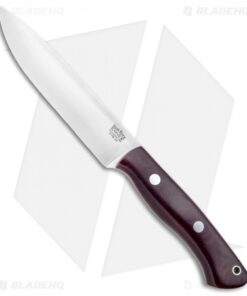 Bark River Aurora II Fixed Blade Knife Burgandy Canvas Micarta (5.5" Satin)