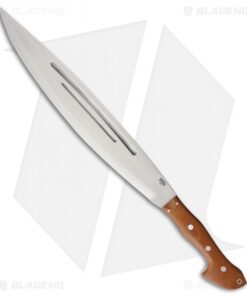 Bark River Barong Fixed Blade Knife Natural Canvas Micarta (16.5" Satin)