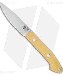 Bark River Bird & Trout Fixed Blade Knife Antique Ivory Micarta (3.625" Elmax)