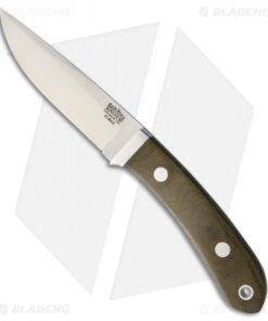 Bark River Blackwater II Fixed Blade Knife Green Canvas Micarta (4.25" Elmax)