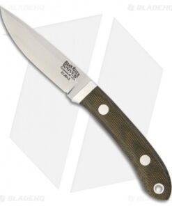 Bark River Blackwater Fixed Blade Knife Green Canvas Micarta (3" Elmax)