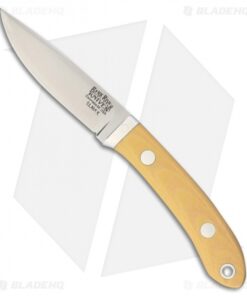 Bark River Blackwater Fixed Blade Knife Antique Ivory Canvas Micarta (3" Elmax)