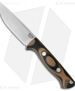 Bark River Bravo 1 LT Rampless Fixed Blade Knife Camo G-10 (4.25" CPM-3V)