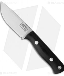 Bark River Bravo Micro Fixed Blade Knife Black Canvas Micarta (2.25" Elmax)