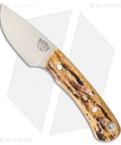 Bark River Bumble Bee Fixed Blade Knife Antique Stag (2.5" Elmax)