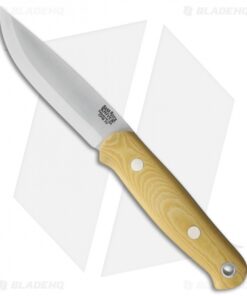 Bark River Bushcrafter II Fixed Blade Knife Antique Ivory Micarta (4.5" CPM-3V)