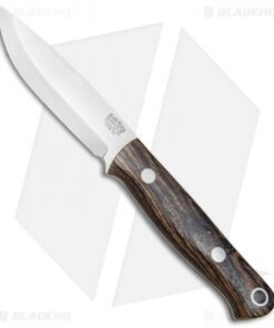 Bark River Bushcrafter Fixed Blade Knife Bocote (3.875" Satin)
