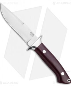 Bark River Chute Fixed Blade Knife Burgundy Micarta CPM 154 (3.75 Satin)