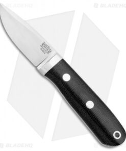 Bark River City Knife Black Micarta Fixed Blade Knife (2.5" Satin Elmax)