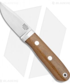 Bark River City Knife Natural Micarta Fixed Blade Knife (2.5" Satin Elmax)