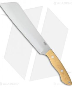 Bark River Dakkar Fixed Blade Knife Antique Ivory Canvas Micarta (10" Satin A-2)