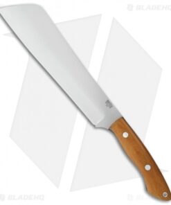 Bark River Dakkar Fixed Blade Knife Natural Canvas Micarta (10" Satin A-2)