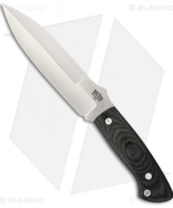 Bark River Essos Fixed Blade Knife Black Canvas Micarta (5.375" Satin)