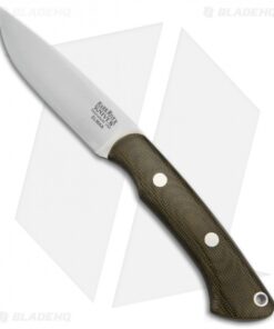 Bark River Featherweight Fox River Fixed Blade Knife Green Micarta (3.1" Elmax)