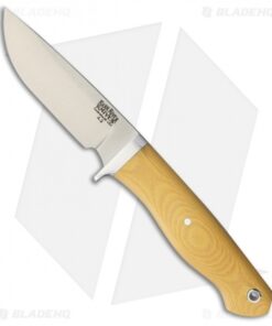 Bark River Fieldsman Fixed Blade Knife Antique Ivory Micarta (3.375" Satin)