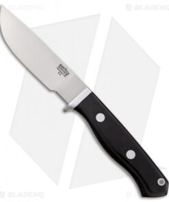 Bark River Gameskeeper Fixed Blade Knife Black Canvas Micarta (4.375" A-2)