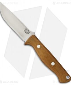Bark River Gunny Bravo Fixed Blade Knife Natural Canvas Micarta (3.78" CPM-3V)