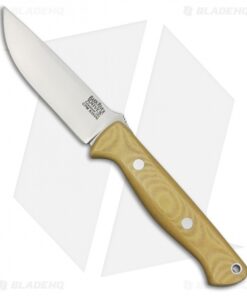 Bark River Gunny Bravo Fixed Blade Knife Ivory Micarta (3.75" CPM-S35VN Satin)
